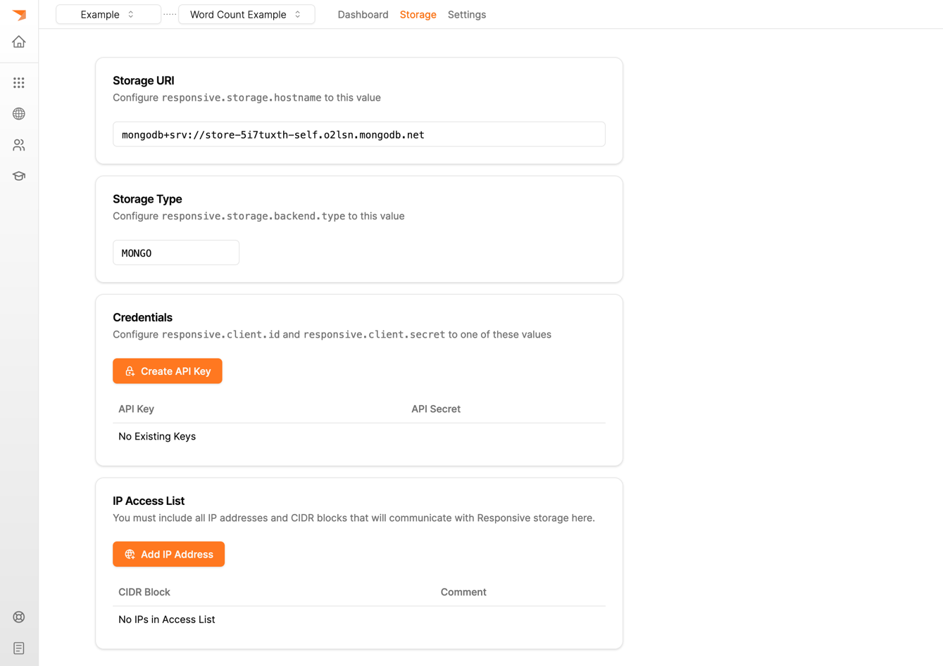 Configure Storage